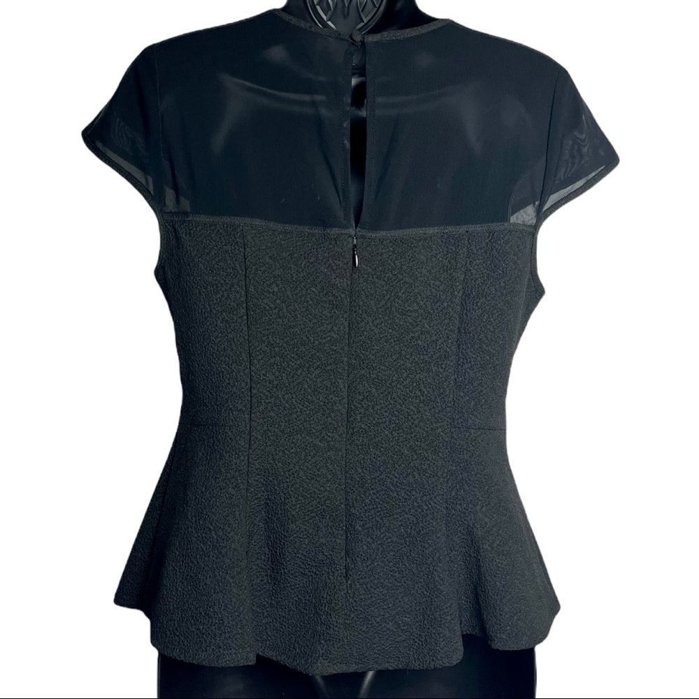 Guess Sheer Top Black Size M - Picture 2 of 4